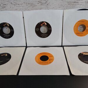 Elvis Presley - 6 Record Bundle - 45rpm  Jailhouse Rock, Treat Me Nice, and more